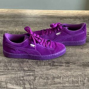 Puma purple suede jr sneakers